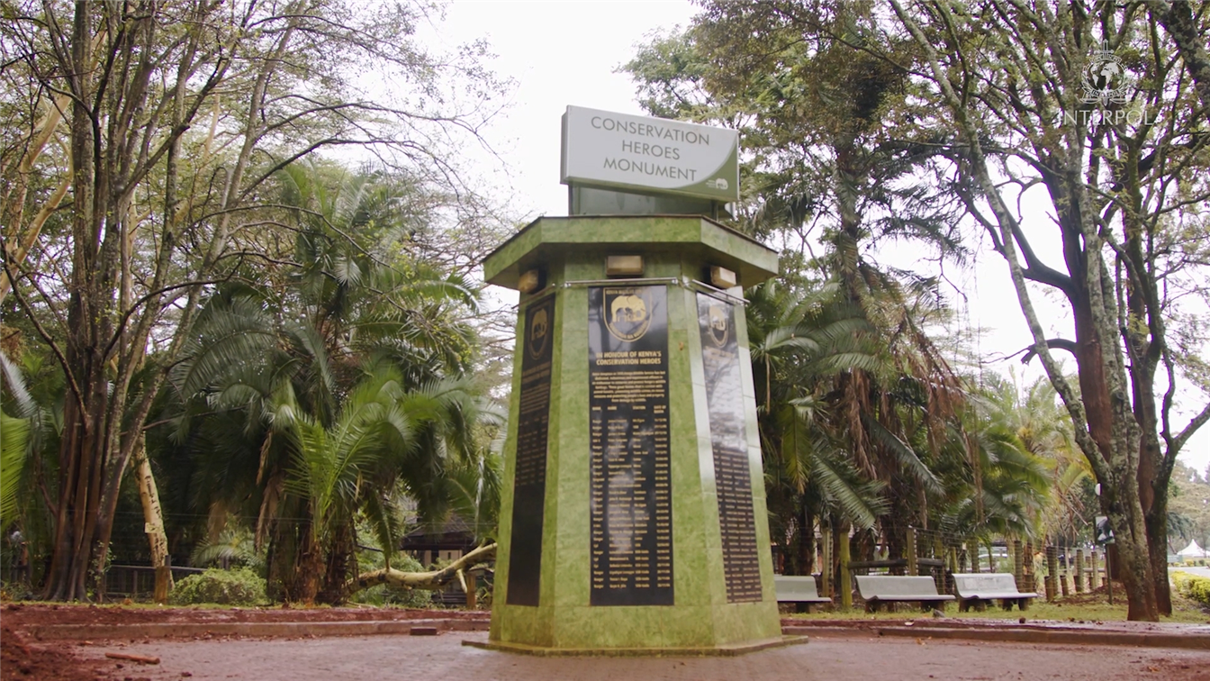 Nơi tưởng nhớ những người đã thiệt mạng khi làm nhiệm vụ bảo vệ động vật hoang dã tại Công viên quốc gia Nairobi.