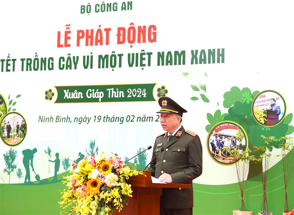 Bộ trưởng Tô Lâm phát biểu tại Lễ phát động.