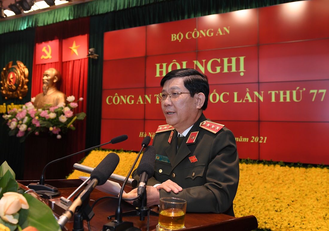 Thứ trưởng nguyễn Văn Sơn phát biểu tại Hội nghị