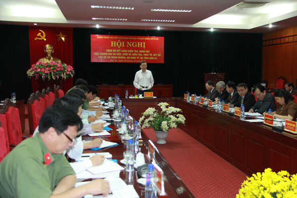 Công bố kết luận kiểm tra công tác phòng, chống tham nhũng tại tỉnh Sơn La