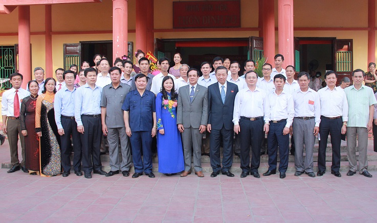 Bộ trưởng Tô Lâm dự Ngày hội Đại đoàn kết toàn dân tộc tại xã Đình Dù, huyện Văn Lâm, Hưng Yên
