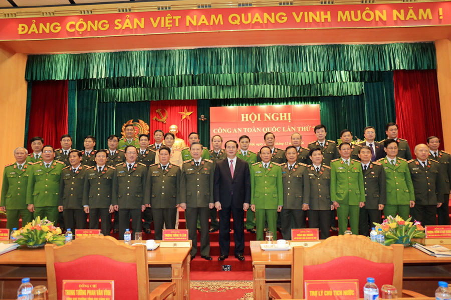 Bế mạc Hội nghị Công an toàn quốc lần thứ 72