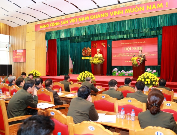 Tổng cục Chính trị Công an nhân dân tổng kết công tác xây dựng lực lượng Công an nhân dân năm 2016