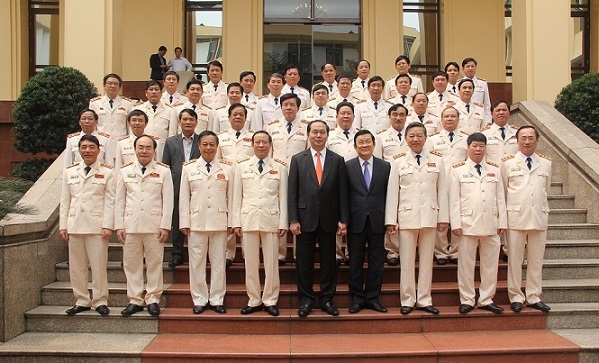 Bộ Công an tổ chức gặp mặt nguyên Chủ tịch nước Trương Tấn Sang