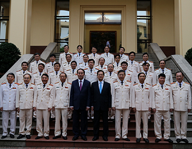 Đảng ủy Công an Trung ương và lãnh đạo Bộ Công an gặp mặt nguyên Thủ tướng Chính phủ Nguyễn Tấn Dũng