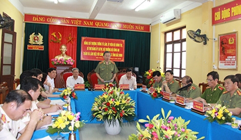 Bộ trưởng Tô Lâm thăm và làm việc với Cảnh sát Phòng cháy chữa cháy tỉnh Bắc Ninh