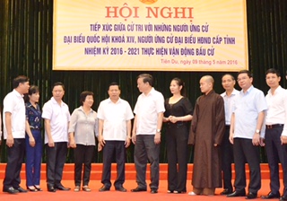 Bộ trưởng Tô Lâm tiếp xúc cử tri huyện Tiên Du và thị xã Từ Sơn
