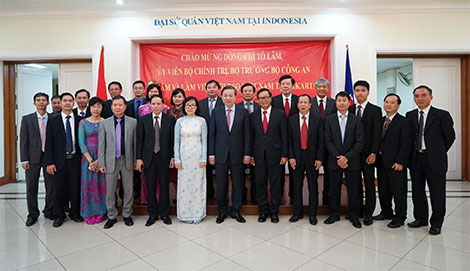 Bộ trưởng Tô Lâm thăm và làm việc tại Indonesia