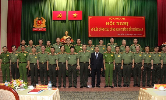 Bế mạc Hội nghị sơ kết công tác công an 6 tháng đầu năm 2016