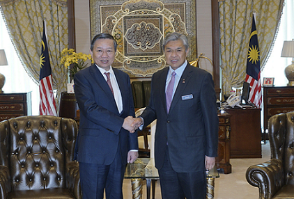 Hội đàm cấp cao giữa Bộ Công an Việt Nam và Bộ Nội vụ Malaysia