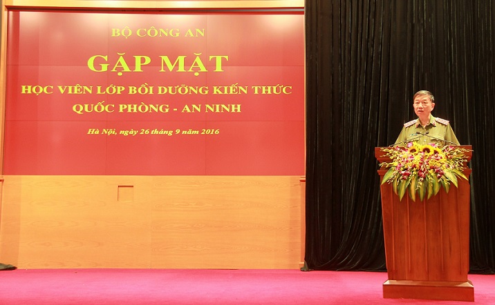 Bộ Công an: Gặp mặt Lớp bồi dưỡng Quốc phòng, An ninh Khóa 62 – đối tượng 1