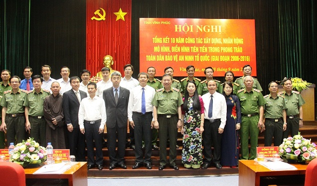 Vĩnh Phúc: Tiếp tục đẩy mạnh phong trào Toàn dân bảo vệ an ninh Tổ quốc