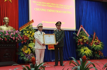 Bộ trưởng Tô Lâm dự Hội nghị triển khai công tác năm 2017 của Công an tỉnh Bắc Giang