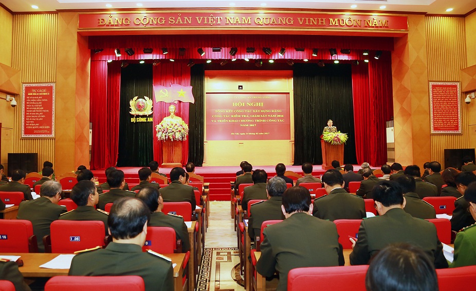 Đảng bộ Công an Trung ương tổng kết công tác năm 2016, triển khai chương trình công tác năm 2017