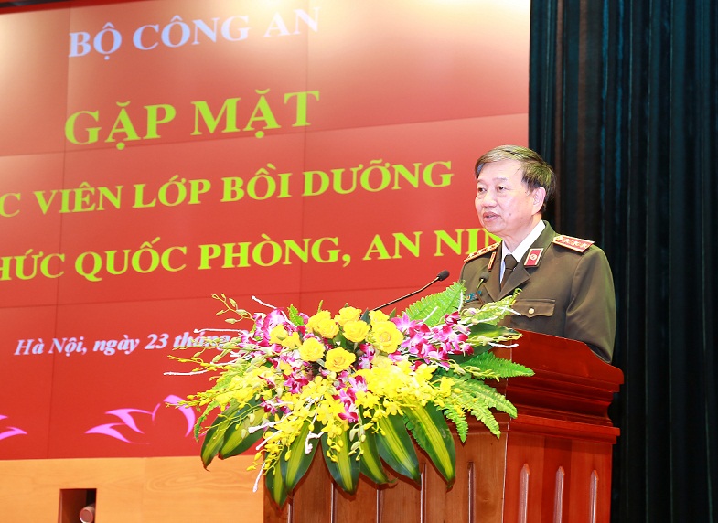 Bộ Công an gặp mặt học viên Lớp bồi dưỡng kiến thức Quốc phòng, An ninh khóa 64 - đối tượng 1