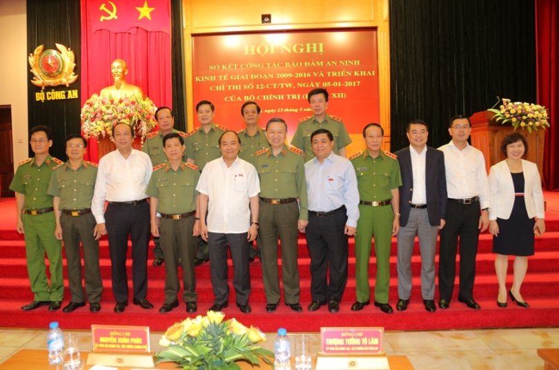 Bộ Công an sơ kết công tác đảm bảo an ninh kinh tế giai đoạn 2009 - 2016 và triển khai Chỉ thị số 12 của Bộ Chính trị