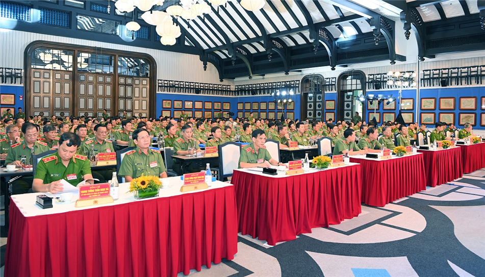 Bế mạc Hội nghị sơ kết công tác công an 6 tháng đầu năm 2022