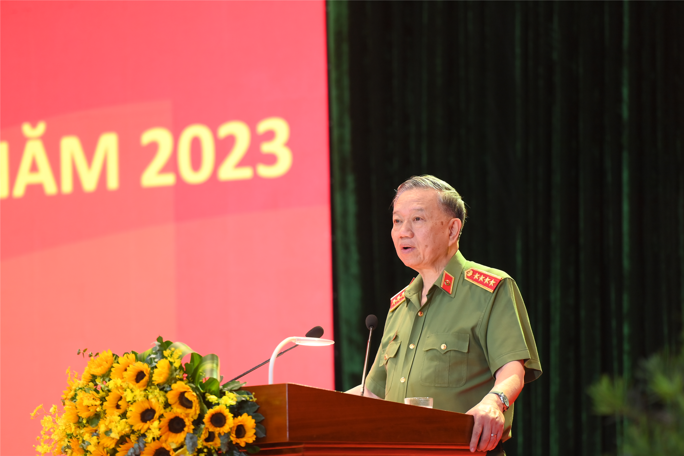 Bế mạc Hội nghị sơ kết công tác công an 6 tháng đầu năm 2023