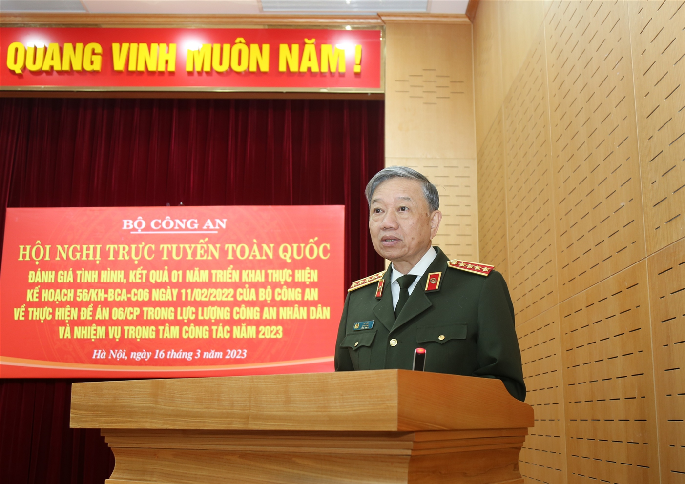 Tiếp tục đẩy mạnh triển khai thực hiện Đề án 06 trong lực lượng Công an nhân dân