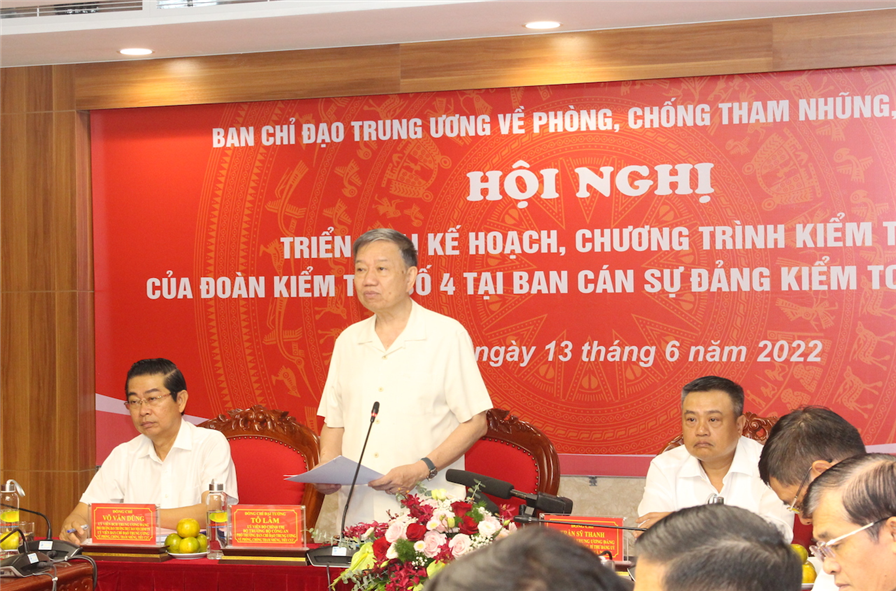 Đoàn kiểm tra của Ban Chỉ đạo Trung ương về phòng, chống tham nhũng, tiêu cực làm việc tại Kiểm toán Nhà nước