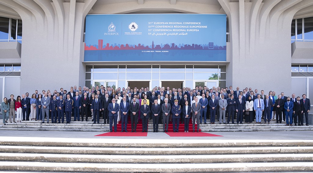 Các đại biểu tham dự Hội nghị INTERPOL khu vực châu Âu.