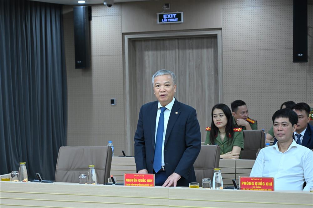 Tổng Giám đốc SCIC Nguyễn Quốc Huy phát biểu tại Lễ bàn giao.