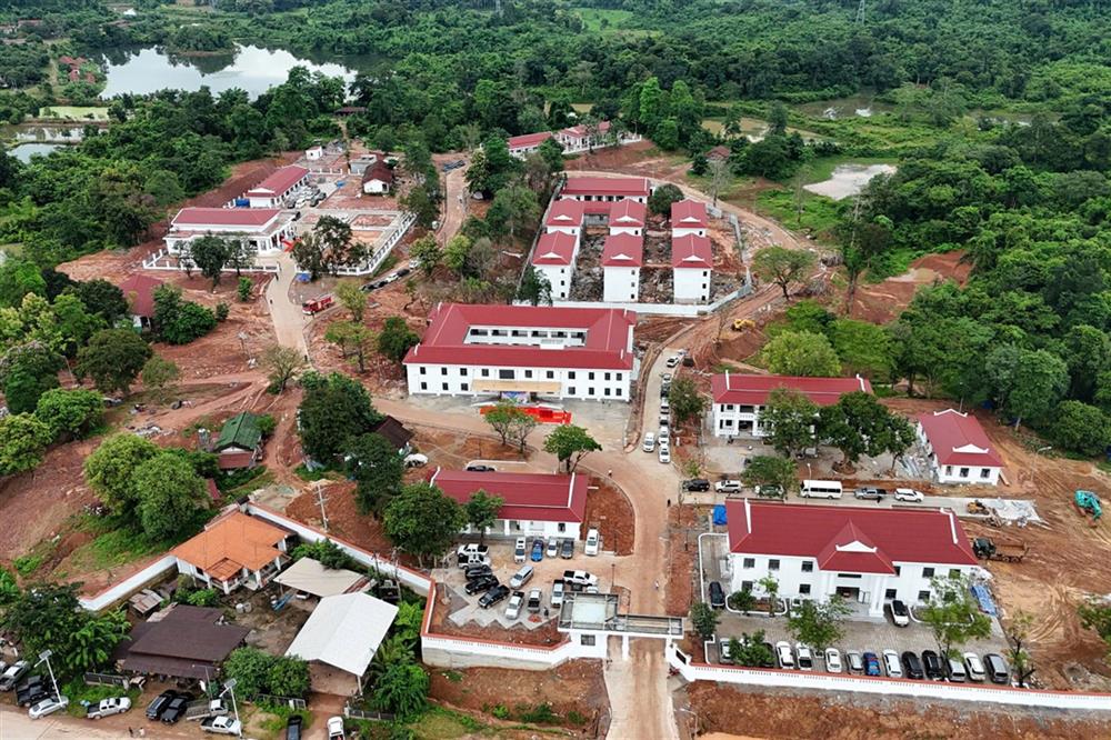 Toàn cảnh Trung tâm cai nghiện ma túy tại tỉnh Viêng Chăn.