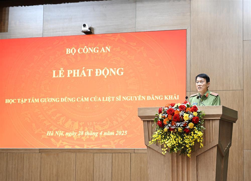 Phát động phong trào học tập và làm theo tấm gương dũng cảm của Liệt sĩ Thiếu tá Nguyễn Đăng Khải.