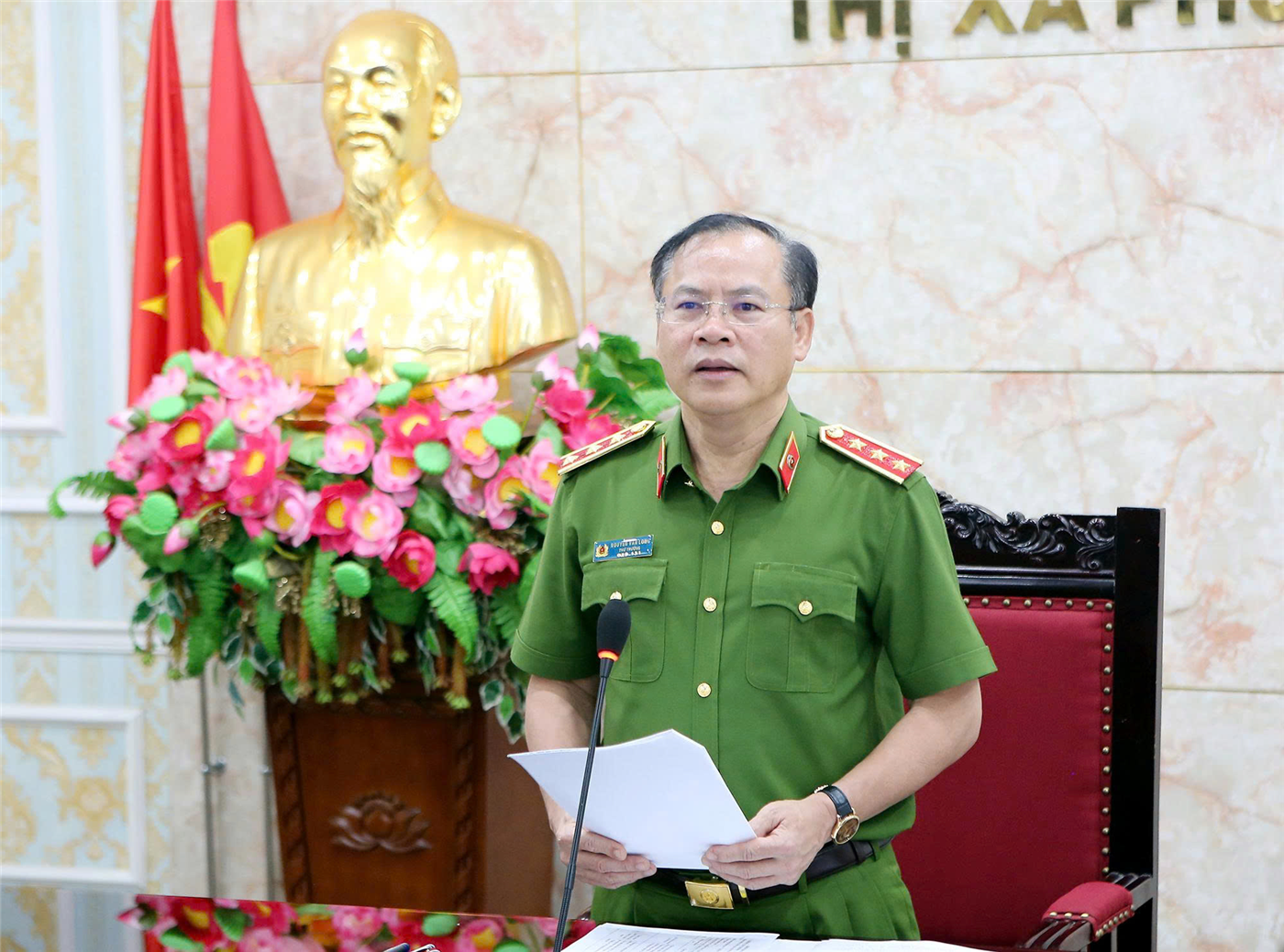 Thứ trưởng Nguyễn Văn Long phát biểu kết luận.