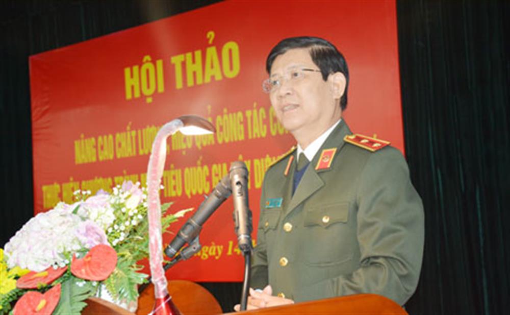 Thứ trưởng Nguyễn Văn Sơn phát biểu tại Hội thảo.