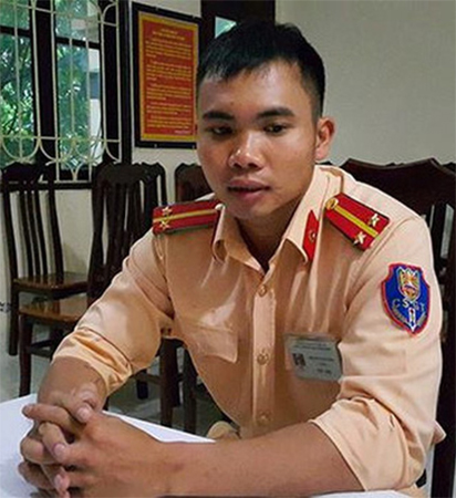 Trung úy Nguyễn Văn Tiến.