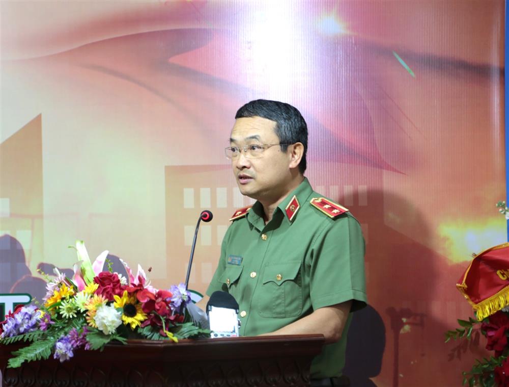 Trung tướng Nguyễn Ngọc Toàn phát biểu khai mạc.