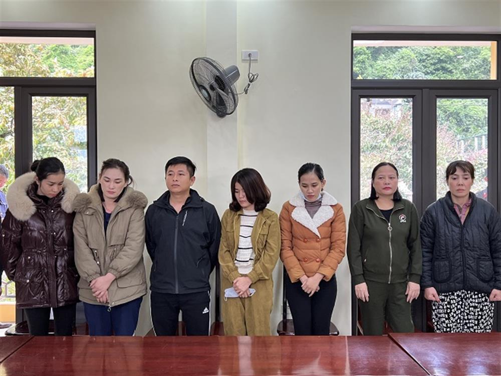 Các đối tượng trong vụ án.