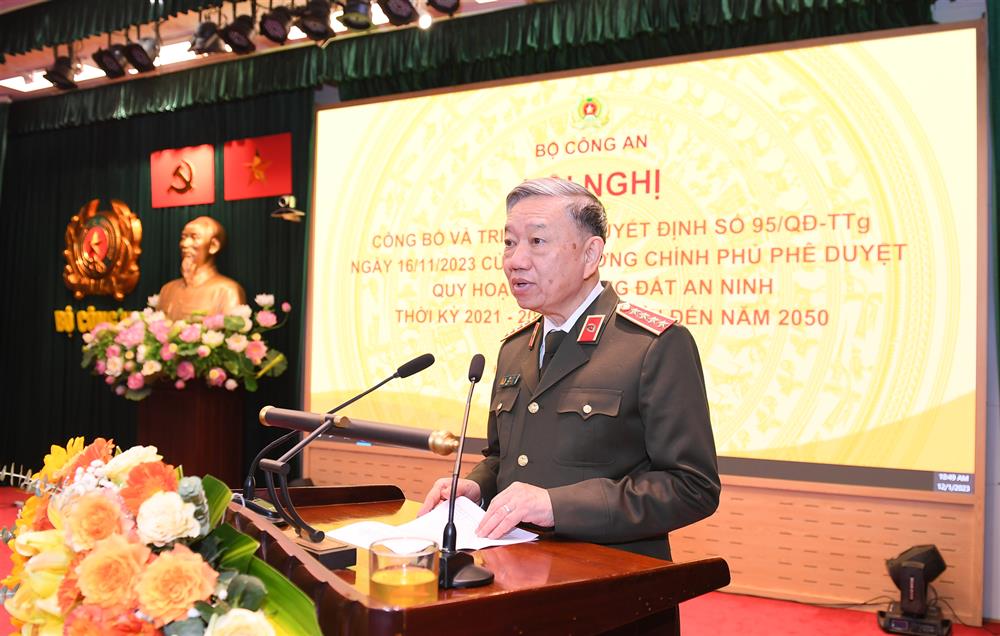 Bộ trưởng Tô Lâm phát biểu tại Hội nghị.