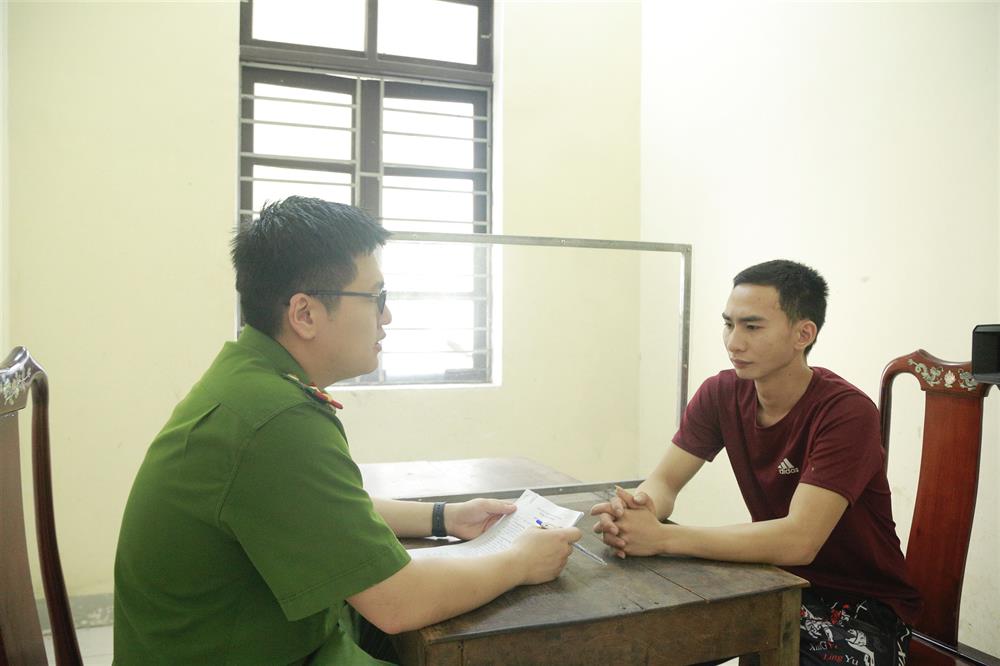 Cơ quan Công an làm việc với Hoàng Văn Đại.