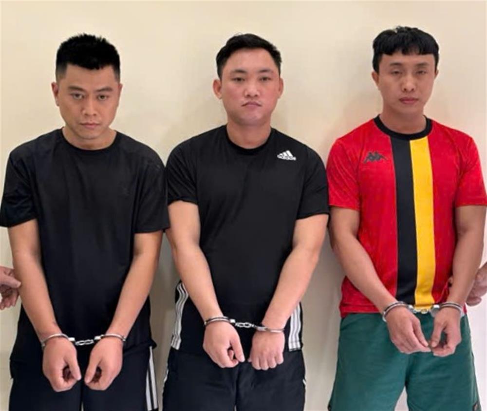 Các đối tượng bị bắt giữ.