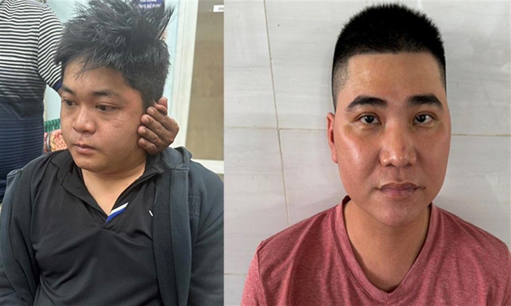 Đối tượng Trần Bá Lộc và đối tượng Đoàn Quốc Thái.