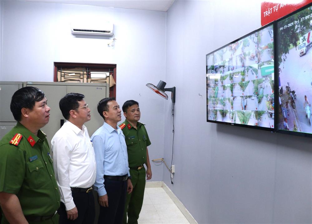 Hệ thống camera giám sát an ninh tại thành phố Từ Sơn.