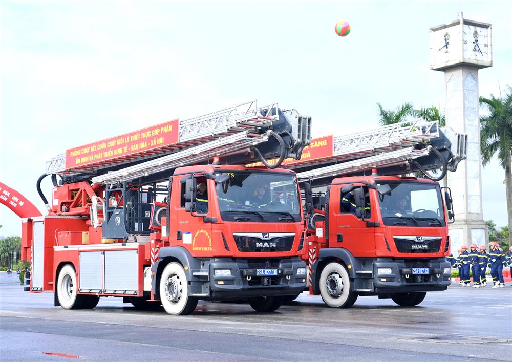 Diễu hành biểu dương lực lượng.