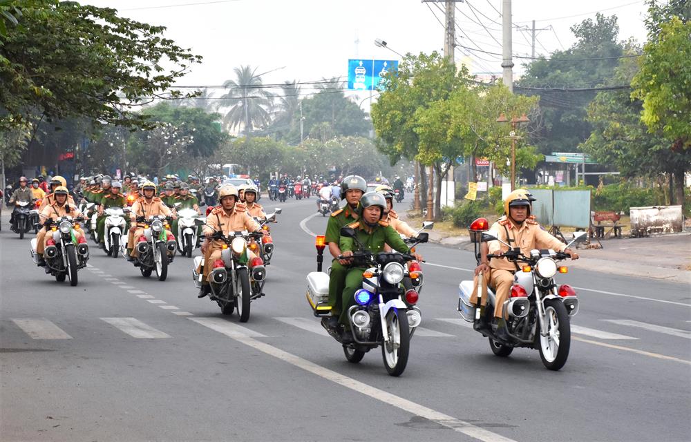 Cảnh sát trật tự là một trong những lực lượng nòng cốt trong các đợt cao điểm tấn công, trấn áp tội phạm, bảo đảm ANTT địa bàn.