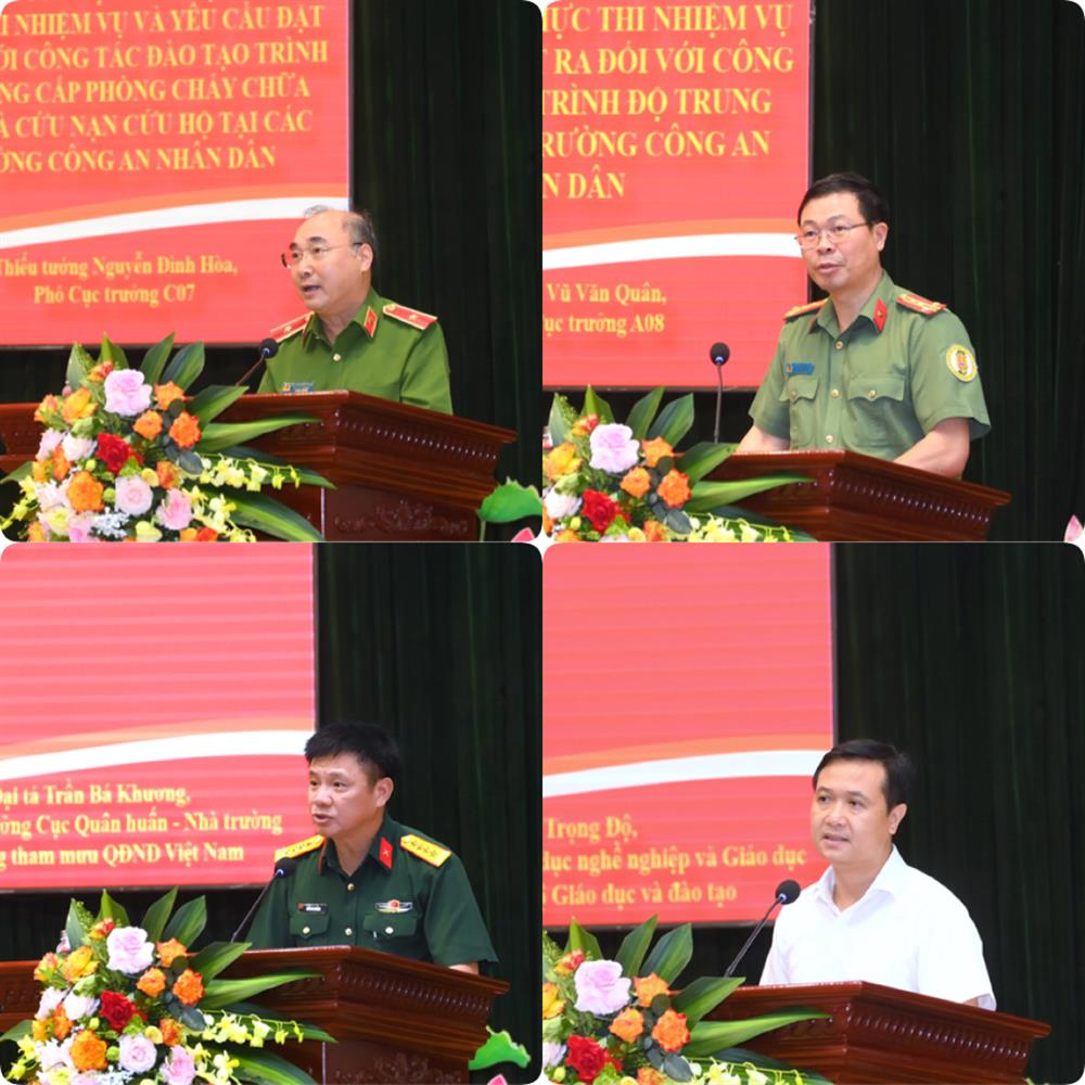 Lãnh đạo các đơn vị trong và ngoài Ngành phát biểu tham luận tại Hội thảo.