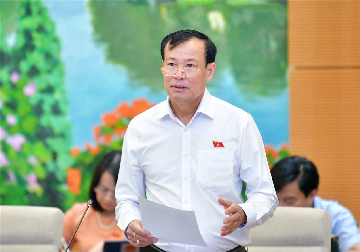 Chủ nhiệm Ủy ban Quốc phòng và An ninh của Quốc hội Lê Tấn Tới, Phó Trưởng đoàn Thường trực Đoàn giám sát