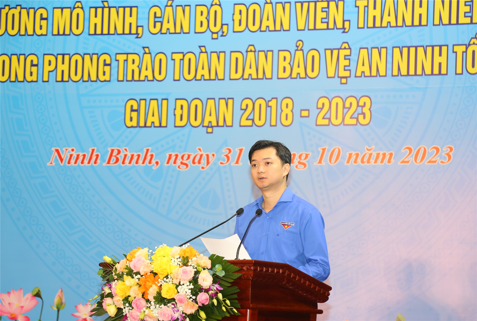 Đồng chí Nguyễn Minh Triết phát biểu khai mạc Hội nghị.