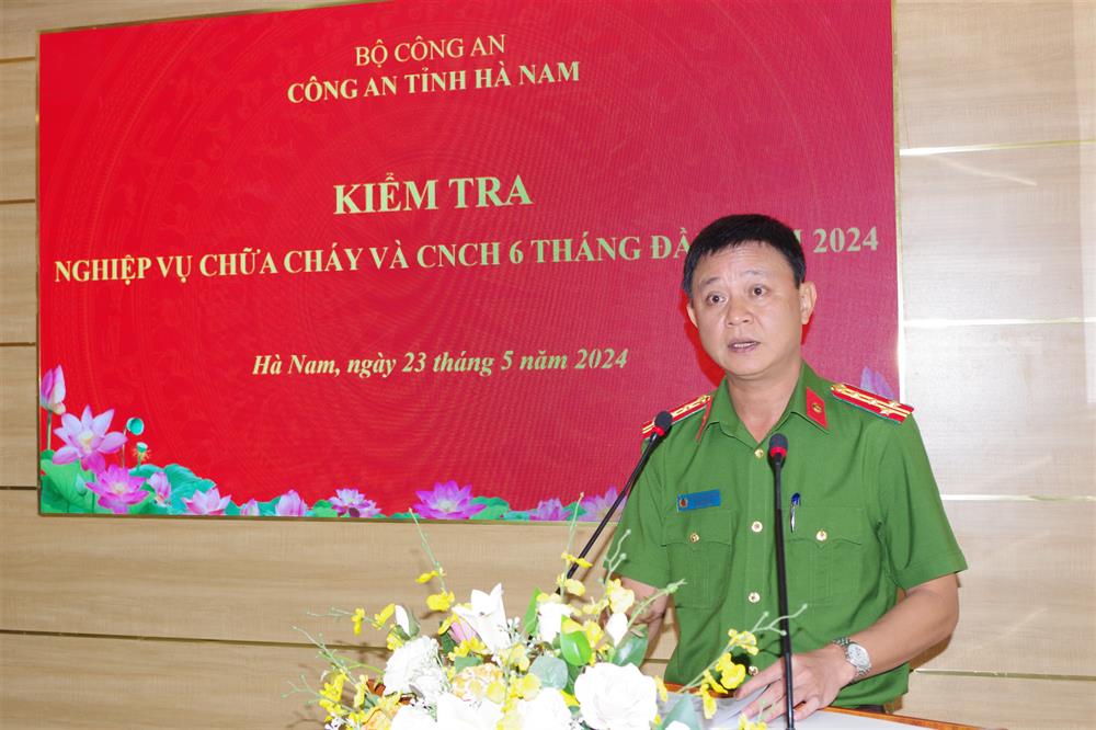 Đại tá Phạm Hùng Dương phát biểu khai mạc.