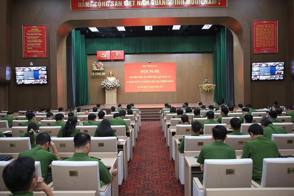 Hội nghị được truyền hình trực tuyến đến điểm cầu Công an các tỉnh, thành phố trực thuộc Trung ương.
