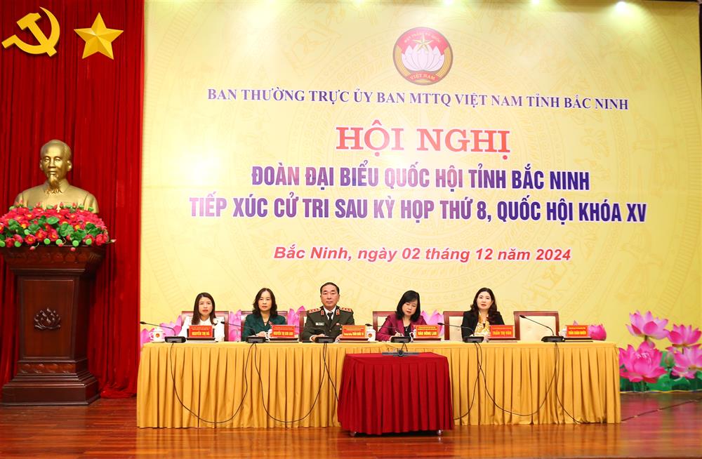 Đoàn Đại biểu Quốc hội tỉnh Bắc Ninh tiếp xúc cử tri sau Kỳ họp thứ 8, Quốc hội khoá XV.