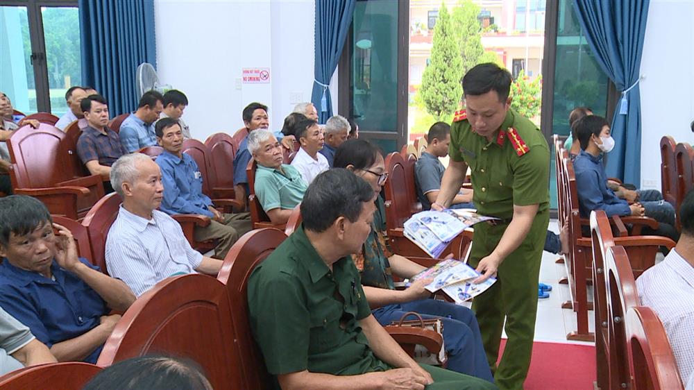 Công an tỉnh Thái Bình tổ chức các lớp tuyên truyền về phòng, chống ma túy. 