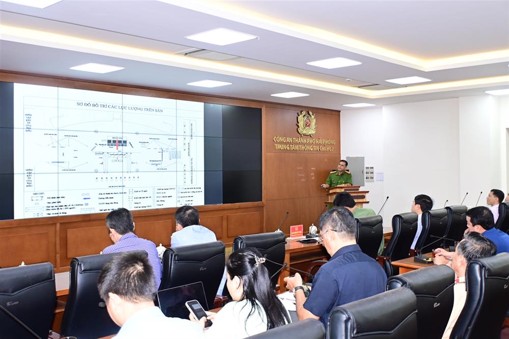Phòng Cảnh sát Phòng cháy, chữa cháy và cứu nạn, cứu hộ trình bày kế hoạch tổ chức Hội thi