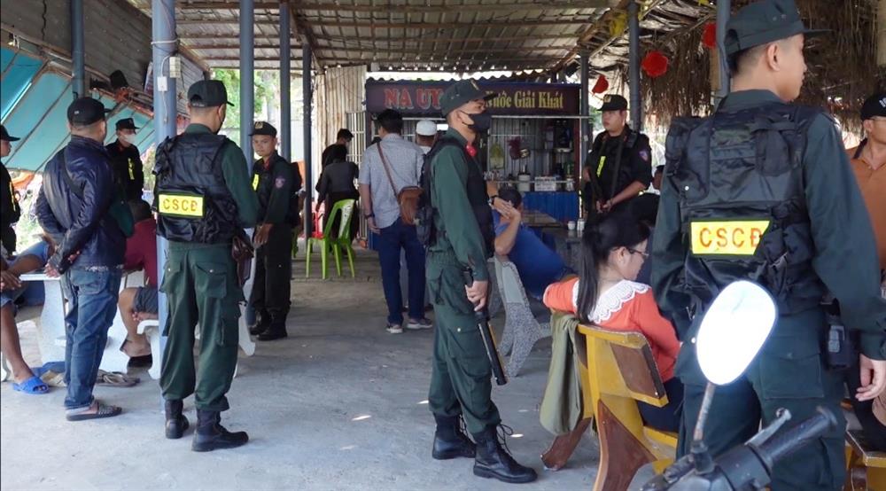 Các lực lượng tham gia cùng Ban Chuyên án.