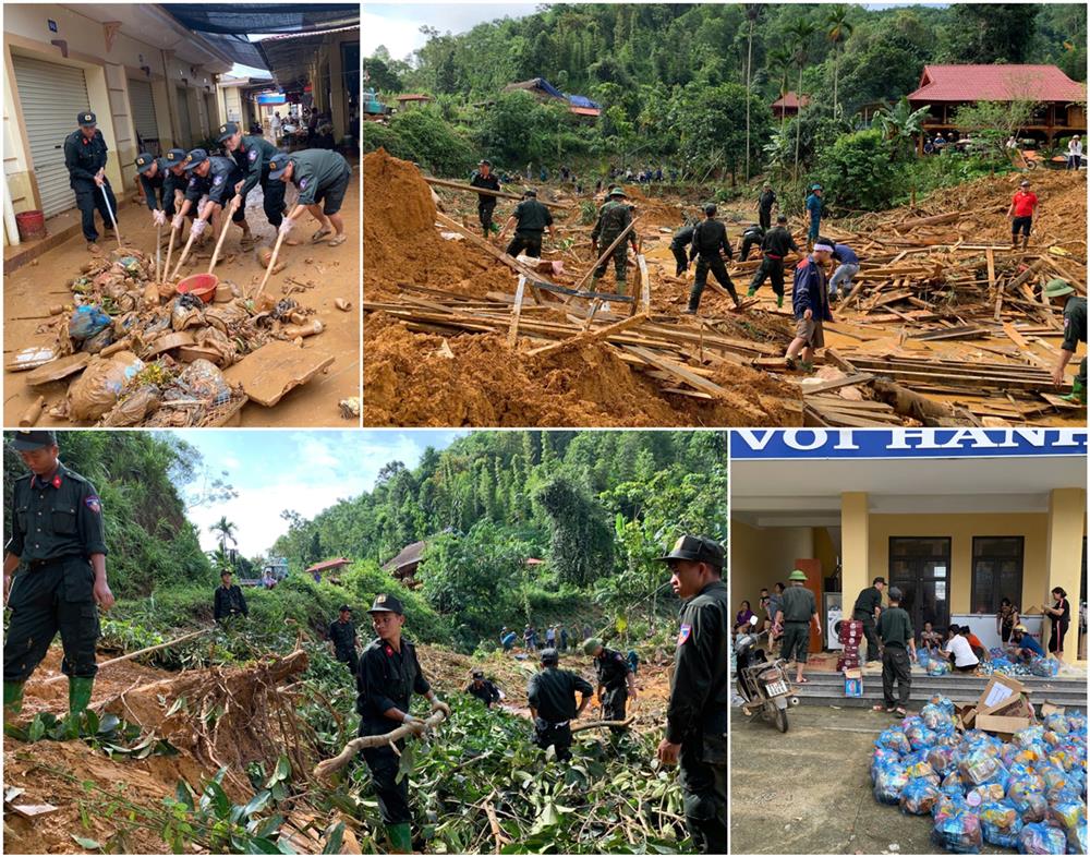 Ngày 12/9/2024 Tiểu đoàn CSCĐ Số 3 đã huy động 100% quân số, 100% phương tiện để hỗ trợ bà con trên địa bàn tỉnh Yên Bái khắc phục hậu quả của cơn bão số 3 sau khi mực nước đã rút hết.